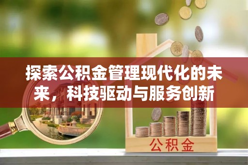 大鹏新区探索公积金管理现代化的未来，科技驱动与服务创新