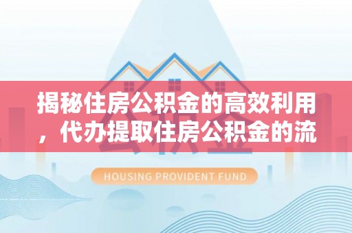大鹏新区揭秘住房公积金的高效利用，代办提取住房公积金的流程与技巧