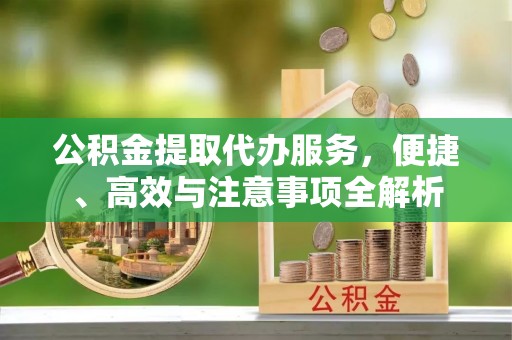 大鹏新区公积金提取代办服务，便捷、高效与注意事项全解析