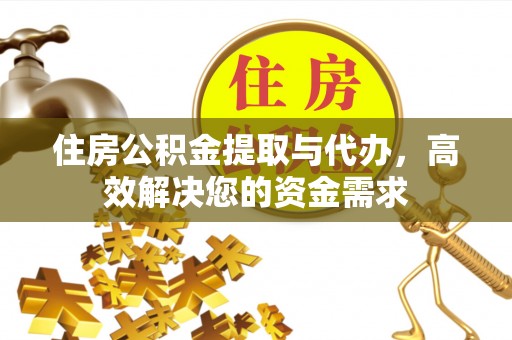 大鹏新区住房公积金提取与代办，高效解决您的资金需求