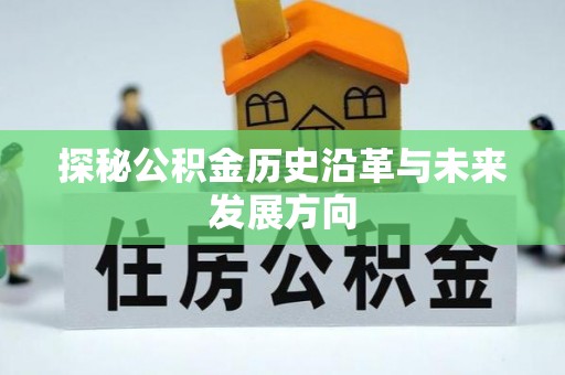 大鹏新区探秘公积金历史沿革与未来发展方向